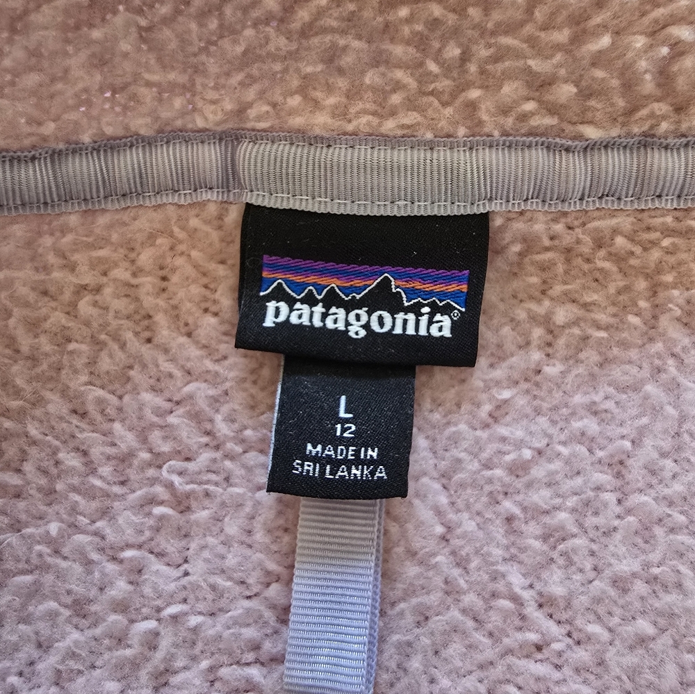 Patagonia Girls' Retro Pile Jacket Sz Large (12) - Picture 3 of 6